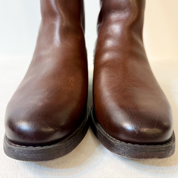 Franco Sarto Women’s Meyer Wide Calf Knee High Dark Brown Leather Boot Size 8.5 - Picture 6 of 15